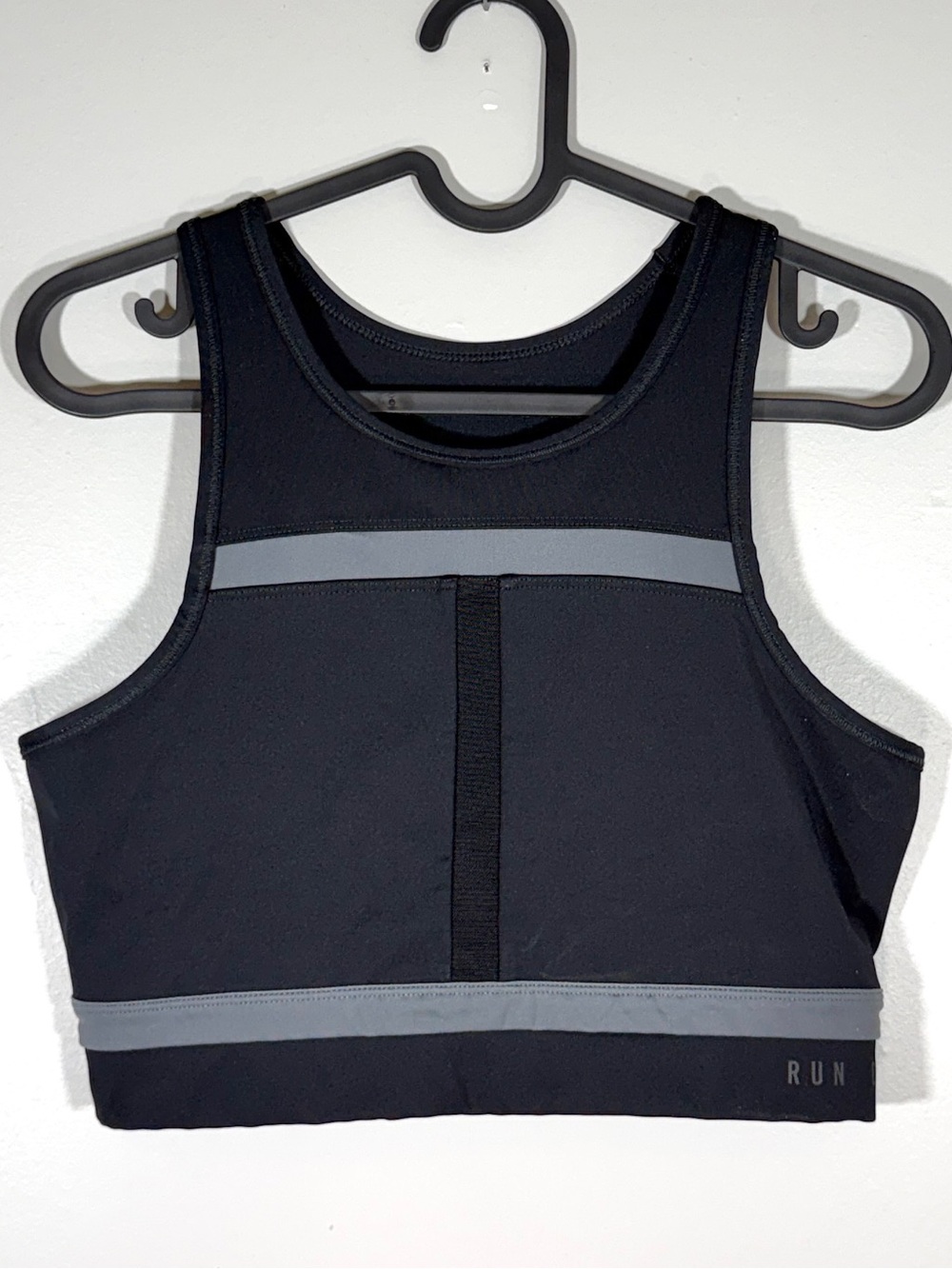 Nike Run Division Black Reflective High Neck Sports Bra Size M